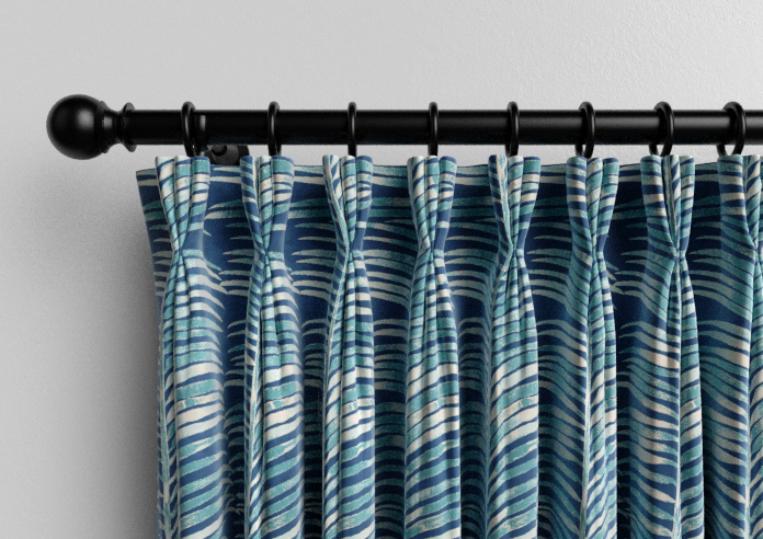 Melody Velvet, Blue Lagoon - Made to Measure Curtains - Image 11